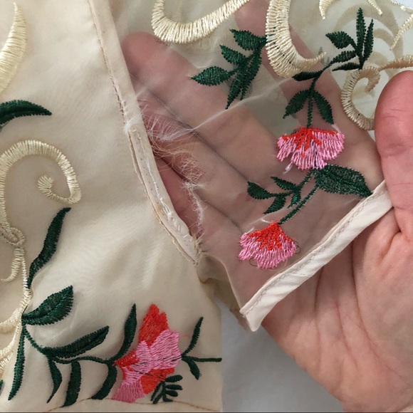 🌸 Floral embroidered dress - Picture 6 of 7